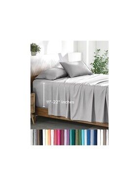 Bare Home Twin XL Sheet Set - College Dorm Size - Premium 1800 Ultra-Soft M…